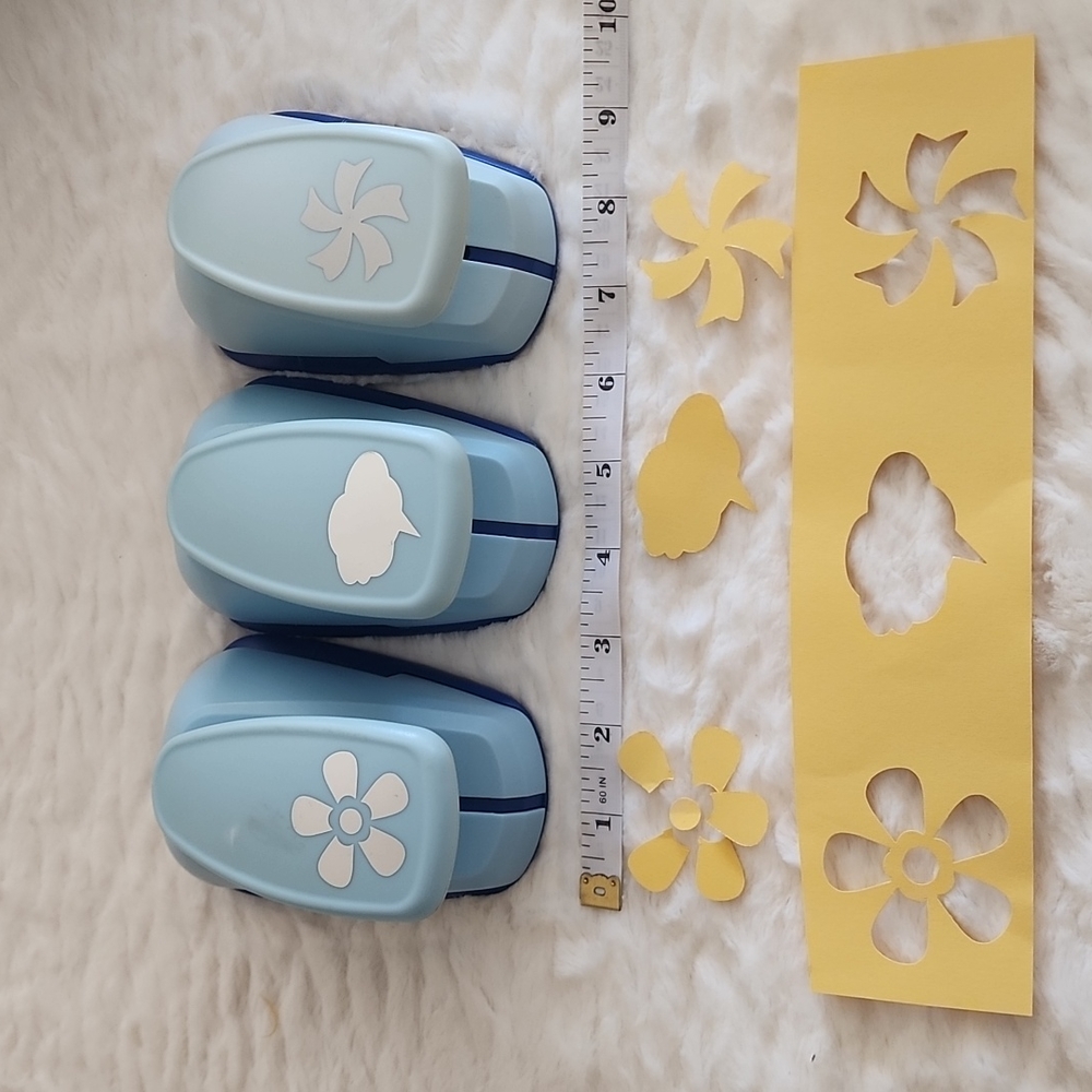 3 Large Marvy Uchida Punchers Bundle